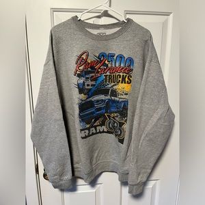 Dodge Ram Laramie Grey Crewneck Sweatshirt